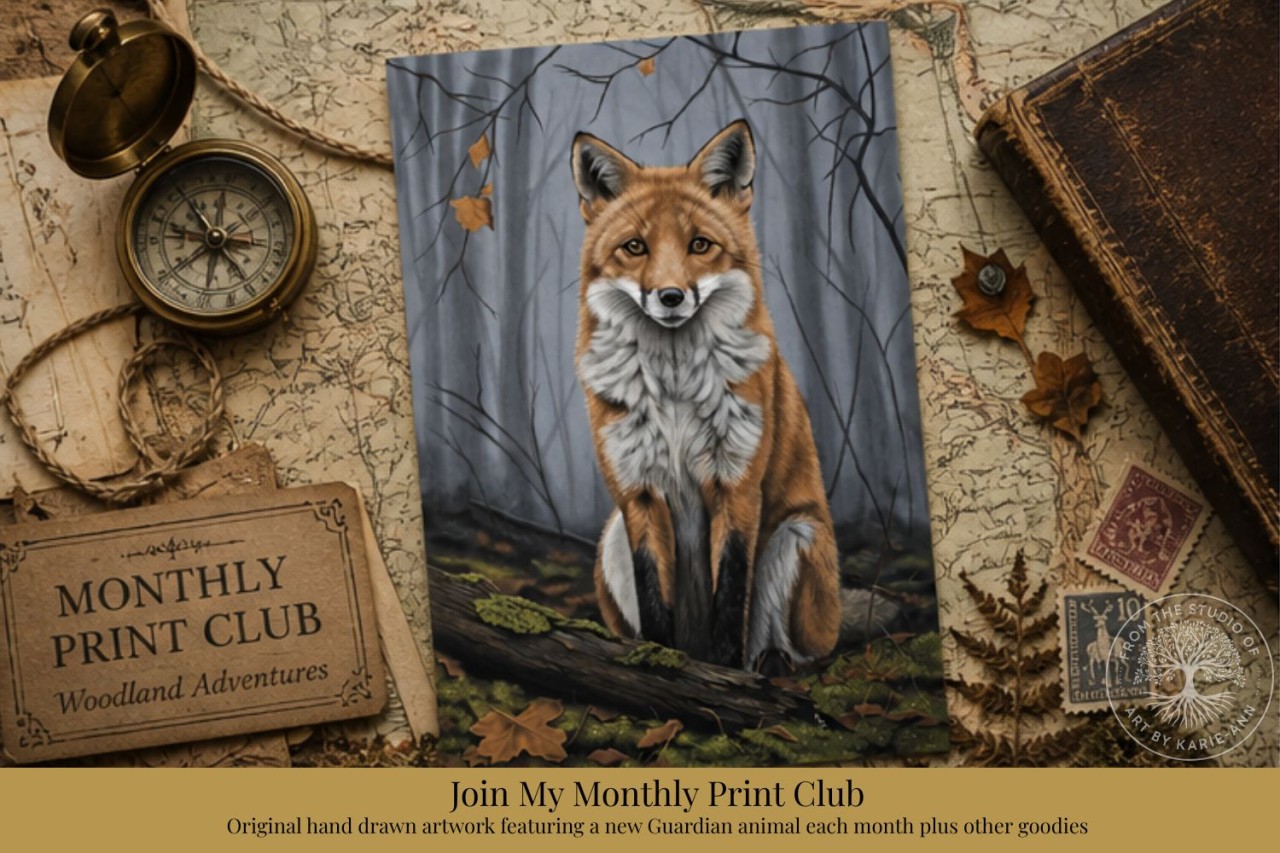 Twilight Gatekeeper fox art monthly print club